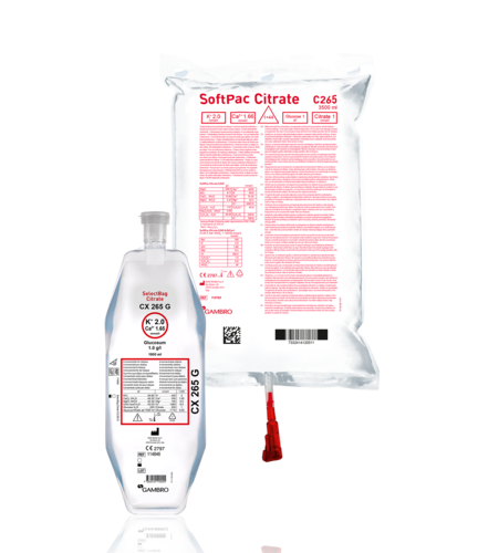 SoftPac Citrate SelectBag for hemodialysis